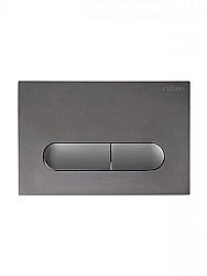 Кнопка для инсталляции Cezares LINER-BTN-GM оружейная сталь матовая купить в интернет-магазине сантехники Sanbest