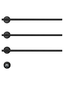 Полотенцесушитель электрический встраиваемый WONZON & WOGHAND DORTMUND, Черный матовый (WW-A363-MB) купить в интернет-магазине сантехники Sanbest