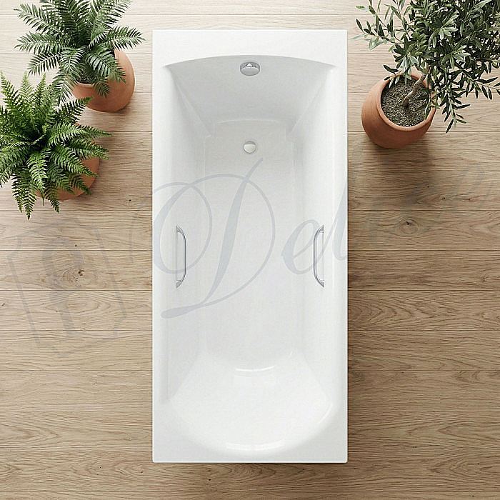 Ванна Delice Astra DLR330055R-G 170х70 белая/ручки хром купить в интернет-магазине Sanbest