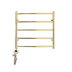 Полотенцесушитель электрический Domoterm Калипсо П5 500x500 EL золото левый купить в интернет-магазине сантехники Sanbest