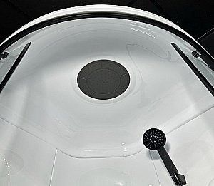 Душевая кабина Royal Bath Practic 90х90 RB 90BK1-M-BL стекло матовое/профиль черный купить в интернет-магазине Sanbest