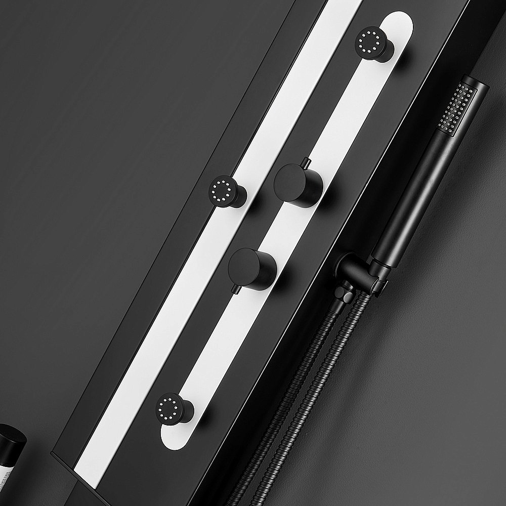 Душевая панель Black&White Gravity GR027 черная/белый купить в интернет-магазине сантехники Sanbest