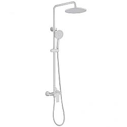 Душевая система ABBER Weiss Insel AF8020FWL белый матовый купить в интернет-магазине сантехники Sanbest