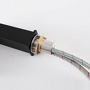 Смеситель для раковины GID Victoria L120BMK черный матовый купить в интернет-магазине сантехники Sanbest