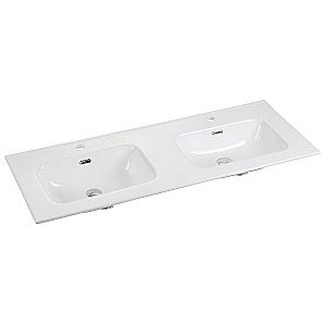 Тумба с раковиной Sancos Libra LB120-2ECH дуб чарльстон для ванной в интернет-магазине Sanbest