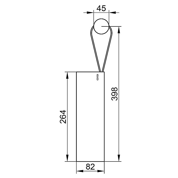 Стеклоочиститель с настенным креплением Keuco Universal 04959140000 Трюфель купить в интернет-магазине сантехники Sanbest