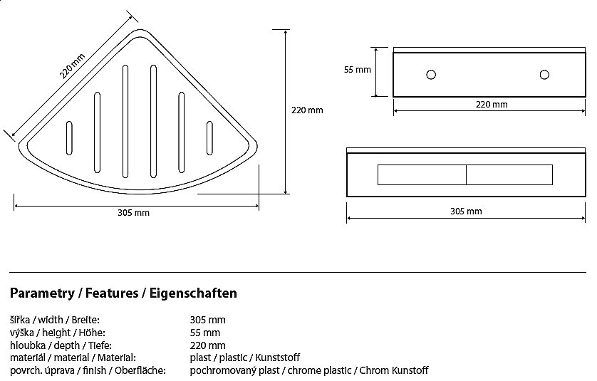 Мыльница Bemeta Cytro 146208016 купить в интернет-магазине сантехники Sanbest