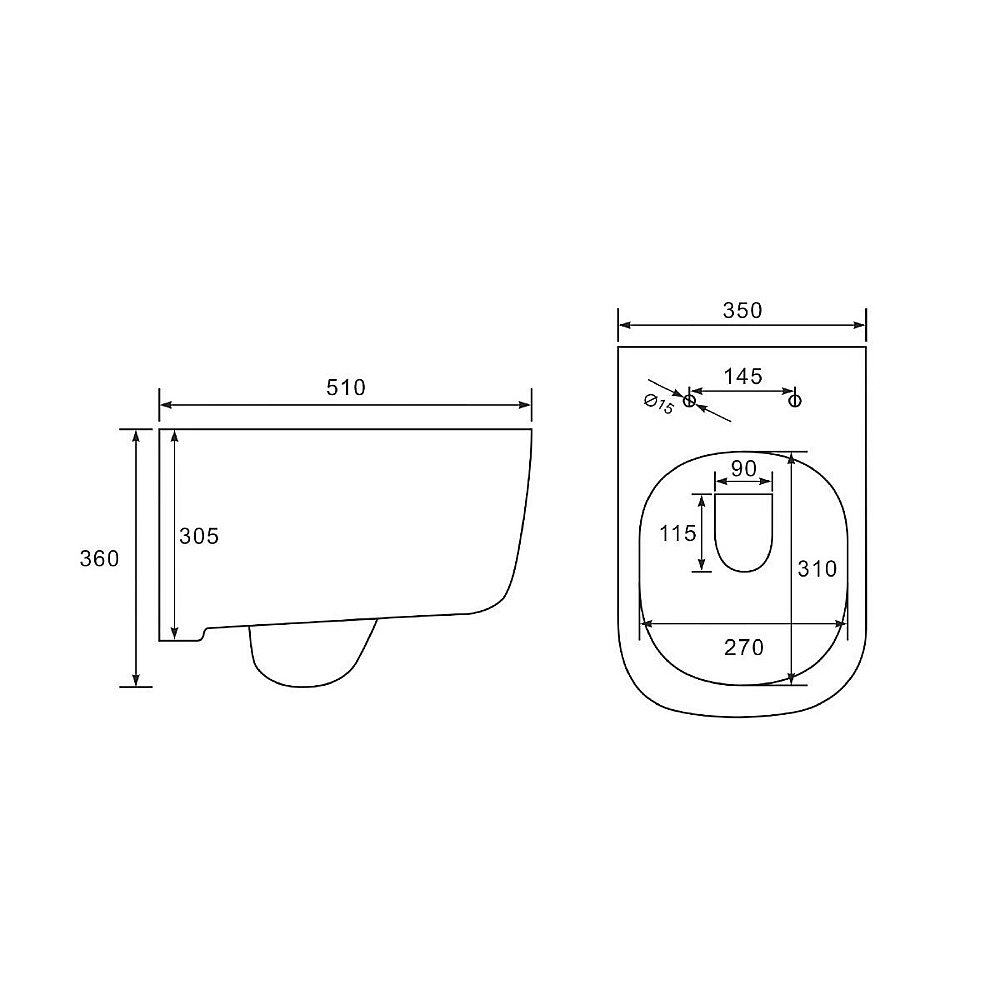 Унитаз подвесной Vincea IDEA VT1-33 безободковый, с крышкой микролифт, белый купить в интернет-магазине Sanbest