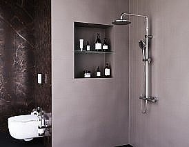 Душевая система Damixa OPTION DX218091000 хром купить в интернет-магазине сантехники Sanbest