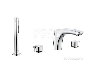 Смеситель для ванны и душа Roca Insignia 5A093AC00 купить в интернет-магазине сантехники Sanbest