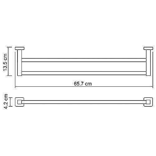Полотенцедержатель WasserKRAFT Lippe K-6540 купить в интернет-магазине сантехники Sanbest