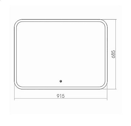 Зеркало MIXLINE Стив 530910 92 в ванную от интернет-магазине сантехники Sanbest