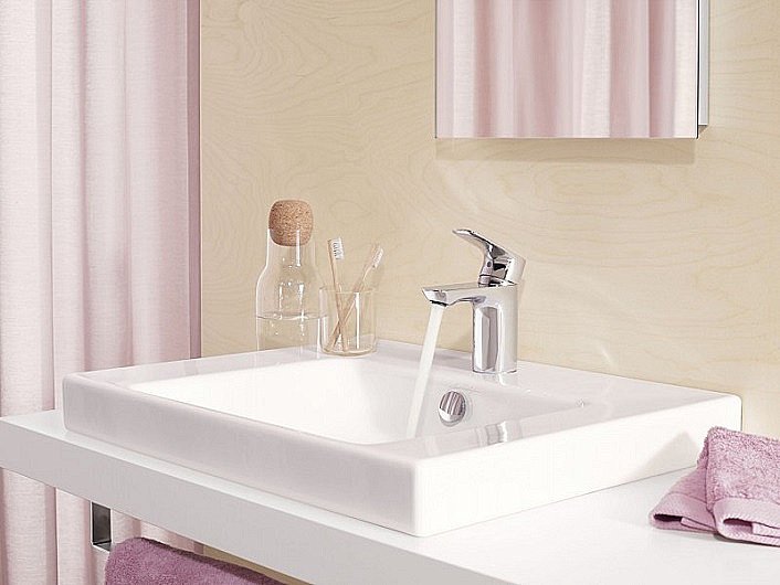 Cмеситель для раковины Jacob Delafon ALEO E72275-4-CP хром купить в интернет-магазине сантехники Sanbest