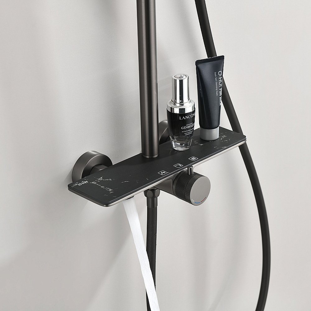 Душевая система Black&white Gravity GL-9104-C хром купить в интернет-магазине сантехники Sanbest