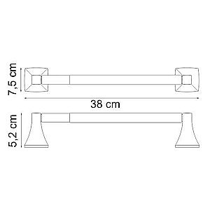 Держатель бумажных полотенец WasserKRAFT Wern 2591 купить в интернет-магазине сантехники Sanbest
