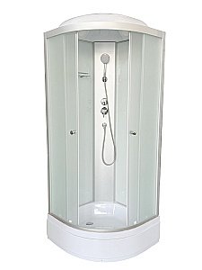 Душевая кабина DTO LM 780 80х80 стекло матовое/профиль хром купить в интернет-магазине Sanbest