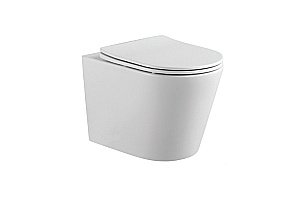 Унитаз с инсталляцией Aquatek Вега SET AQUATEK ВЕГА cmp белый, с крышкой микролифт, безободковый купить в интернет-магазине Sanbest