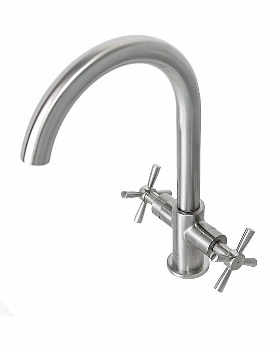 Смеситель для кухни Orange Mia M34-821ni никель купить в интернет-магазине сантехники Sanbest