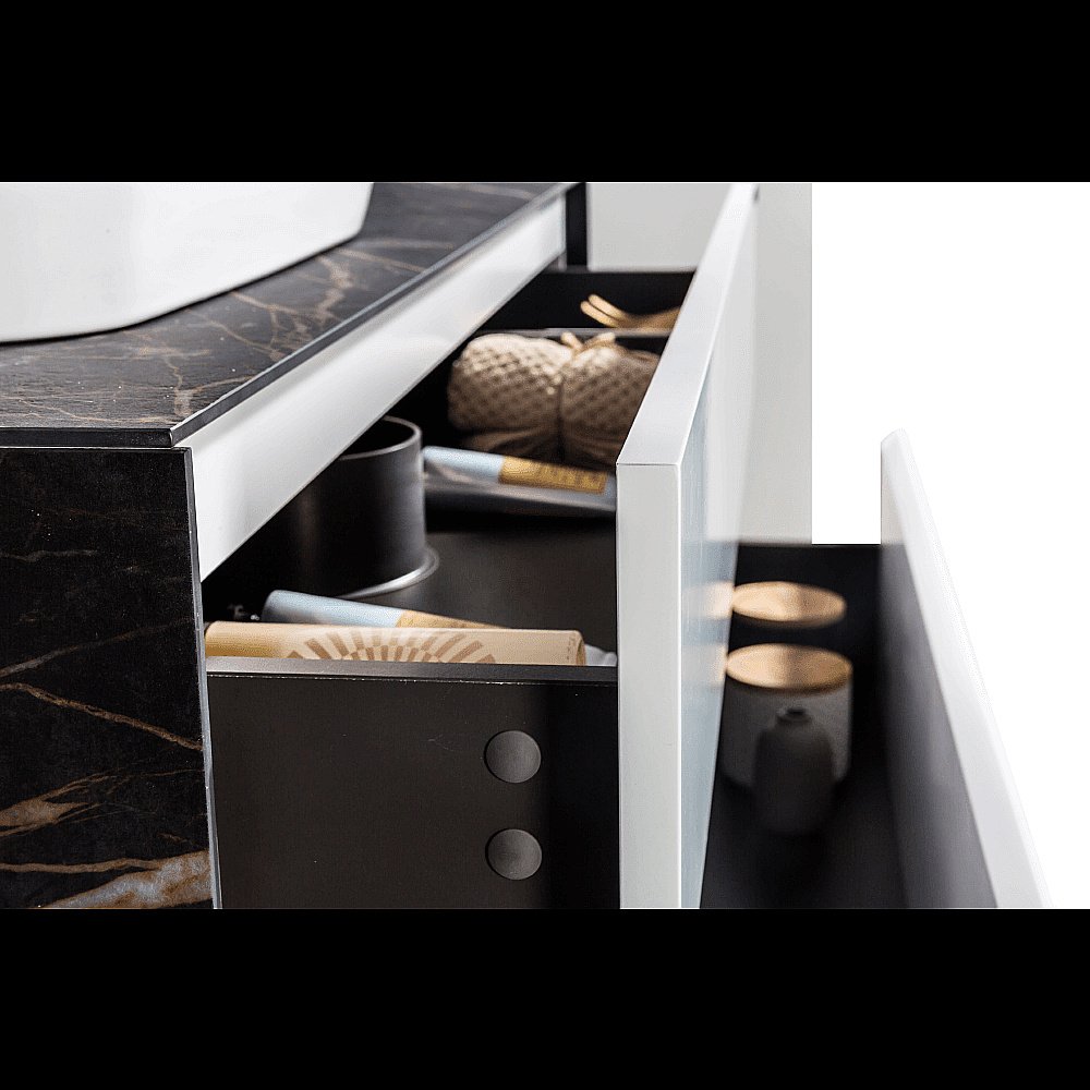 Тумба с раковиной Black&White Universe U907.1200 для ванной в интернет-магазине Sanbest