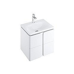 Тумба с раковиной Ravak BALANCE X000001364 50 белая для ванной в интернет-магазине Sanbest