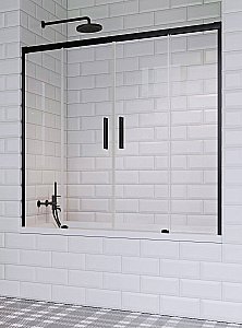 Шторка для ванны Radaway Idea Black PN DWD 180 купить в интернет-магазине Sanbest