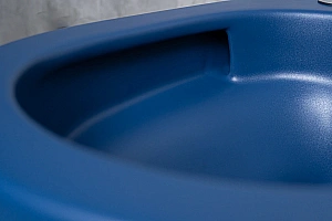 Унитаз подвесной GID Tr2133TF-BUM 62301Y безободковый, слив торнадо, с крышкой микролифт, синий матовый купить в интернет-магазине Sanbest