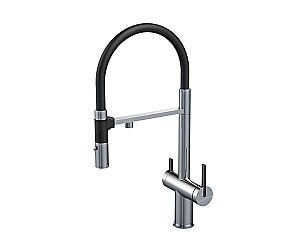 Смеситель для кухни Paulmark Gravity Gr213888-BS нержавеющая сталь купить в интернет-магазине сантехники Sanbest