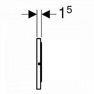 Кнопка для инсталляции Geberit Sigma 10 115.758.JT.5 купить в интернет-магазине сантехники Sanbest