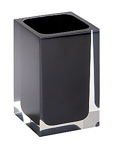 Стакан для зубных щеток Bemeta Vista 120111026-100 черный купить в интернет-магазине сантехники Sanbest