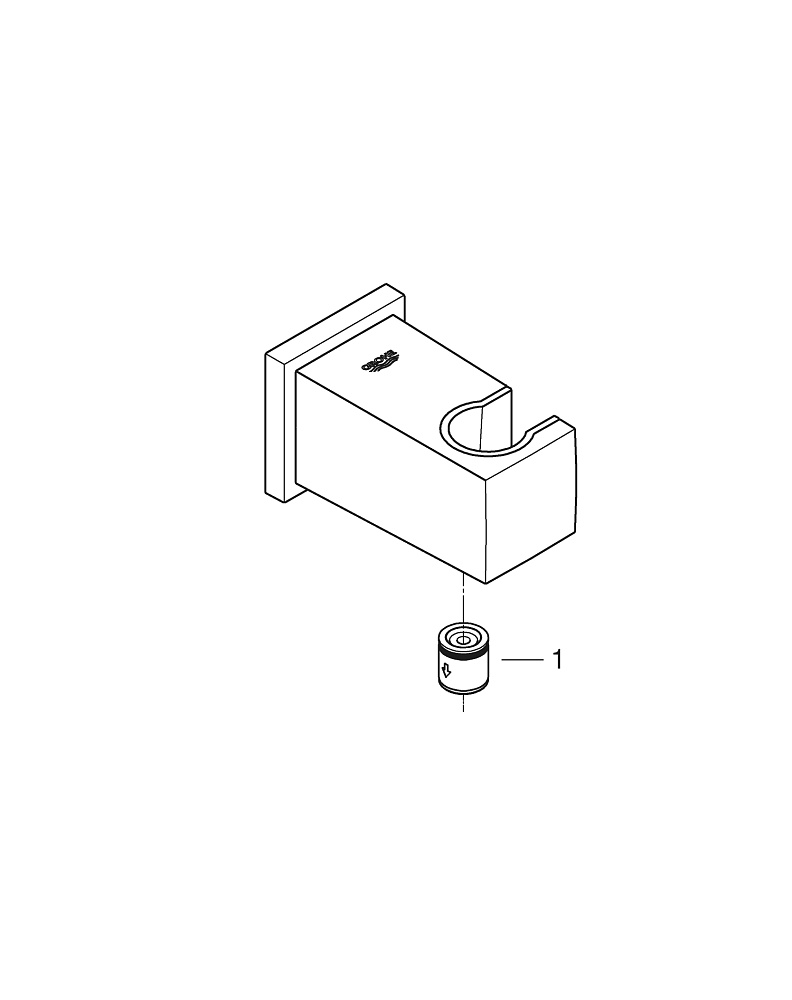 Душевая система Grohe Eurocube 25239000 хром купить в интернет-магазине сантехники Sanbest