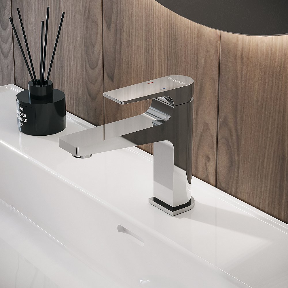 Смеситель для раковины Grossman Classic 510.K35.04.100 хром глянцевый купить в интернет-магазине сантехники Sanbest