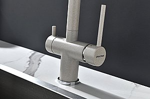 Смеситель для кухни Paulmark Serpentine Se213222-BE бежевый купить в интернет-магазине сантехники Sanbest