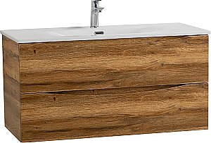 Тумба с раковиной BelBagno MARINO-CER-N-1000-2C-SO-RR-P Rovere Rustico для ванной в интернет-магазине Sanbest