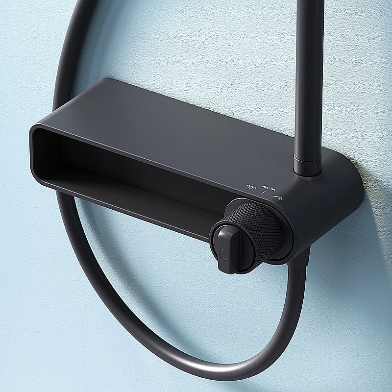 Душевая система AM.PM X-Joy F0785A622 черная купить в интернет-магазине сантехники Sanbest