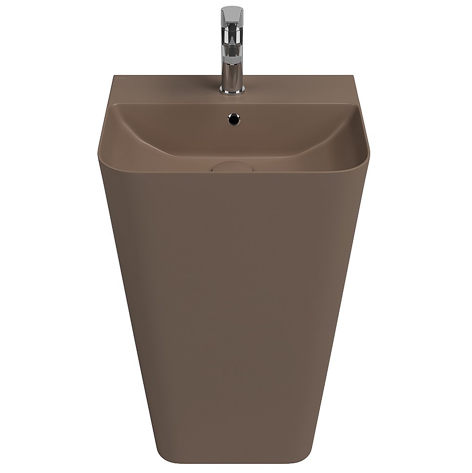 Раковина ISVEA Sott'Aqua 50 10SQ37001SV-2H коричневый матовый купить в интернет-магазине Sanbest