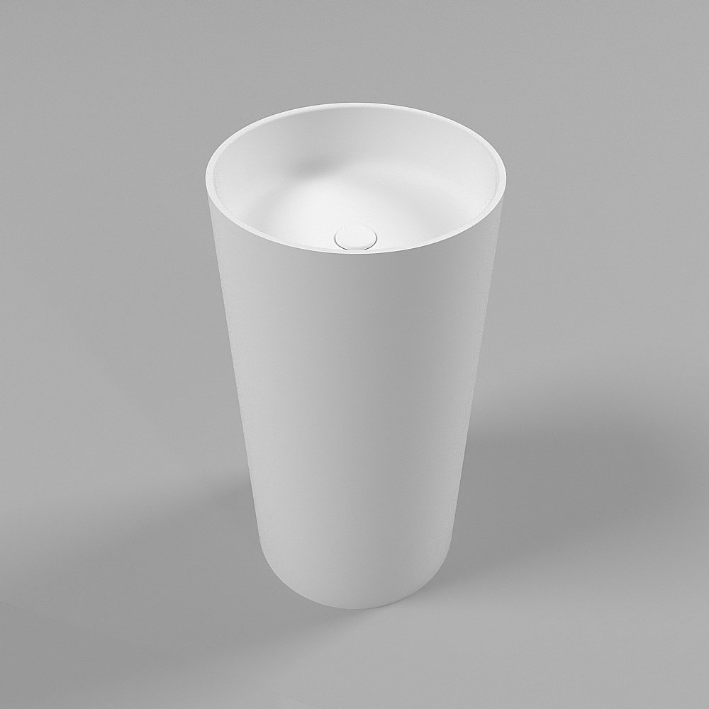 Раковина напольная WhiteCross Altar 43 0737.043043.200 белая матовая купить в интернет-магазине Sanbest