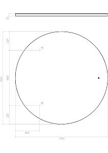 Зеркало VIGO Otti Classic z.OTT.110 в ванную от интернет-магазине сантехники Sanbest