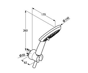 Душевой гарнитур Kludi Freshline 679509100 купить в интернет-магазине сантехники Sanbest