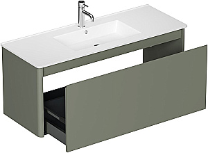 Тумба с раковиной Allen Brau Gravity 120 1.370015.CGM олива матовая для ванной в интернет-магазине Sanbest