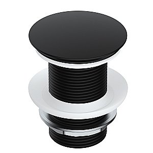 Донный клапан для раковины WasserKraft Elbe 7400 A245 черный Soft-touch купить в интернет-магазине сантехники Sanbest