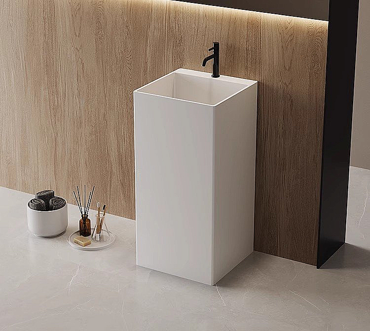 Раковина Cezares CZR-SLIDER 400/850-LV-SS белая купить в интернет-магазине Sanbest