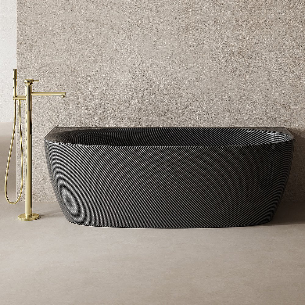 Ванна карбоновая ABBER Karbon AK9004 170х80 черная купить в интернет-магазине Sanbest