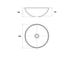Раковина накладная Bronze de Luxe Festival 40 2231 с декором купить в интернет-магазине Sanbest