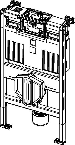 Инсталляция для унитаза-биде TECE Profil 9300380 купить в интернет-магазине сантехники Sanbest