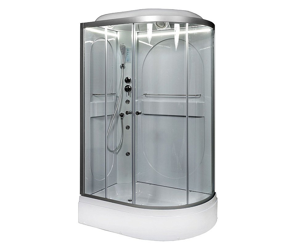 Душевая кабина DTO L520LLED+GM 120x80 LED с гидромассажем купить в интернет-магазине Sanbest