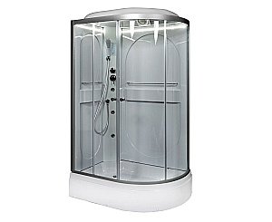 Душевая кабина DTO L520LLED+GM 120x80 LED с гидромассажем купить в интернет-магазине Sanbest