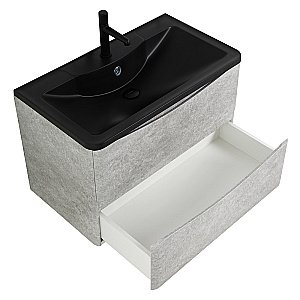 Тумба с раковиной BelBagno ACQUA 100 подвесная Cemento Verona Grigio для ванной в интернет-магазине Sanbest