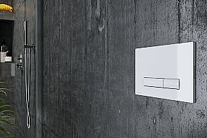 Кнопка для инсталляции Excellent Aurro WH купить в интернет-магазине сантехники Sanbest