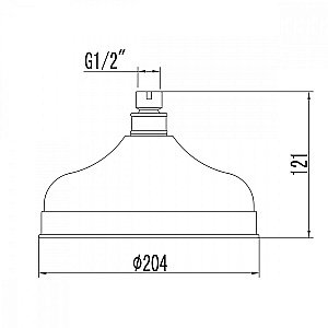 Верхний душ Lemark LM8989C купить в интернет-магазине сантехники Sanbest