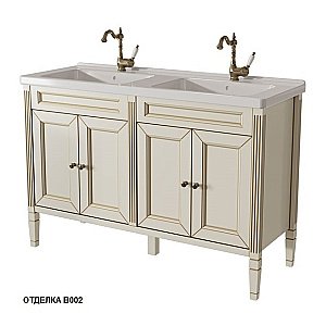 Тумба с раковиной с дверцами Caprigo ALBION–promo 125 цвет на заказ для ванной в интернет-магазине Sanbest